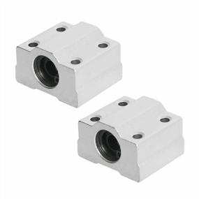img 4 attached to 6Mm ID Aopin SCS6UU Linear Ball Bearing Aluminum Slide Block - Great For CNC, 3D Printer & Linear Rail Guide