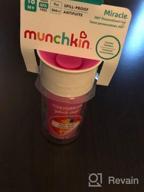 img 1 attached to Customizable 9Oz Pink Insulated Sippy Cup - Munchkin Miracle 360 + Stickers! review by Kim Good
