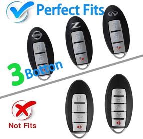 img 3 attached to WORCAS Silicone Buttons Protector Pathfinder Car & Vehicle Electronics