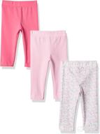 cute and comfy: luvable friends baby girls' cotton leggings for unbeatable style and comfort logo