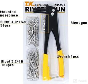 img 3 attached to T K Excellent Riveter Manual Remaches Assortment