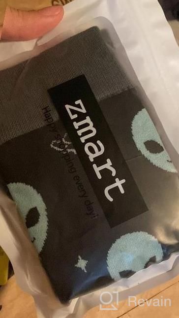 img 1 attached to Zmart Mens Shark Alien Bigfoot Astronaut Socks Poker Medical Teeth Skeleton Animal Socks Funny Gifts review by Matthew Carr
