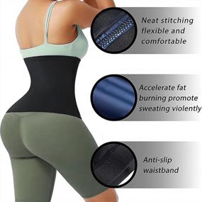 img 1 attached to Polymer Waist Trainer Sauna Vest For Women - Enhance Sweat And Shape Your Body For Fitness And Weight Loss Workouts
