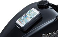 🏍️ kuryakyn 5253 motorcycle accessory: quick-stash waterproof magnetic pouch for steel gas tanks - gps device and phone holder, black логотип