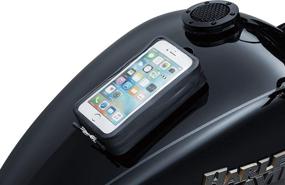 img 3 attached to 🏍️ Kuryakyn 5253 Motorcycle Accessory: Quick-Stash Waterproof Magnetic Pouch for Steel Gas Tanks - GPS Device and Phone Holder, Black