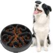 slow feeder dog bowl non slip non toxic healthy feeder no chocking dog food water bowl for medium small pet logo
