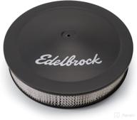 edelbrock 1223 pro-flo 3-inch round air filter element with 14-inch diameter in sleek black finish логотип