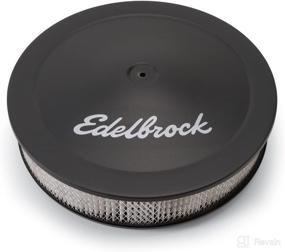 img 3 attached to Edelbrock 1223 Pro-Flo 3-Inch Round Air Filter Element with 14-Inch Diameter in Sleek Black Finish