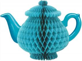 img 2 attached to 2 Piece Blue Tissue Teapot Centerpieces - Beistle 59947 (7")
