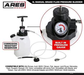 img 2 attached to ARES 18036-3L Ручной давлениеочиститель тормозной жидкости - облегчает быструю и легкую замену тормозной жидкости 🔧 - удобное ручное управление насосом одним человеком - подходит для использования с универсальным адаптером 18034 и наборами адаптеров 18038, 18046.
