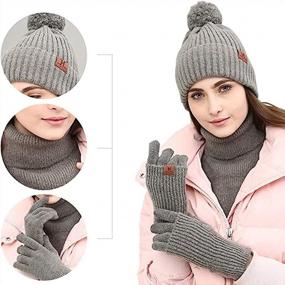 img 2 attached to 🧢 Men's Weather Accessories: Gloves, Beanies, Families, Friends