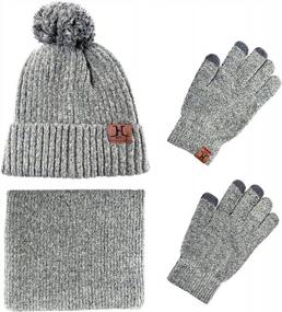 img 4 attached to 🧢 Men's Weather Accessories: Gloves, Beanies, Families, Friends