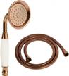add vintage charm to your bathroom with enga's rose-gold hand-held shower head logo