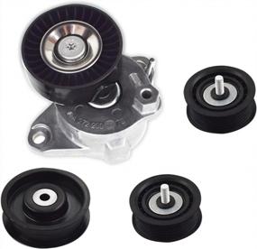 img 4 attached to Labwork (4Pcs Belt Tensioner W/Pulley + Idler Pulley Fit For Mercedes C300 C350 E350 ML350 2722000070