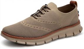 img 4 attached to Versatile Men'S Lace-Up Oxford Loafers For Casual And Workwear