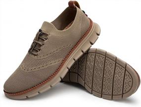 img 2 attached to Versatile Men'S Lace-Up Oxford Loafers For Casual And Workwear