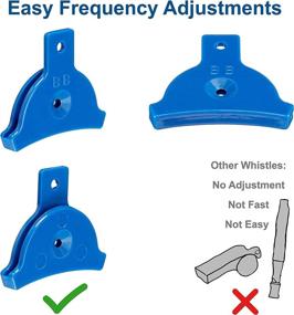 img 3 attached to 🐕 Boulder Bluff (BB) Shepherds: Plastic Lip Dog Whistle for Border Collie Herding & Livestock Management