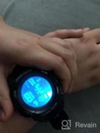 img 1 attached to Waterproof Digital Sports Watch For Boys And Girls - Electronic Analog Quartz With 7 Colorful LED, Alarm, Stopwatch, Silicone Band, And Luminous Display review by Anthony Shepherd