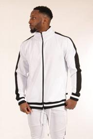 img 2 attached to Stay Ahead Of The Fashion Game With Screenshot'S Men'S Urban Hip Hop Track Jacket