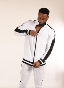img 3 attached to Stay Ahead Of The Fashion Game With Screenshot'S Men'S Urban Hip Hop Track Jacket