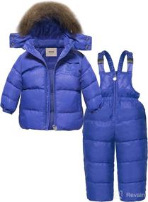 img 4 attached to ZOEREA Snowsuit Children Clothing Trousers Apparel & Accessories Baby Boys ... Clothing