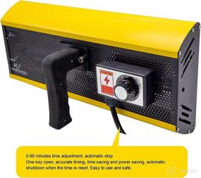 img 1 attached to 🔆 Infrared Paint Curing Lamp 2000W: Efficient Car Body Repair Paint Dryer and Curing System (110V)