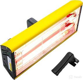 img 4 attached to 🔆 Infrared Paint Curing Lamp 2000W: Efficient Car Body Repair Paint Dryer and Curing System (110V)