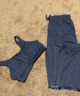 img 1 attached to 2-Piece Women'S Tracksuit Set With Bra Top And Sweatpants By Fixmatti review by Jared Barit