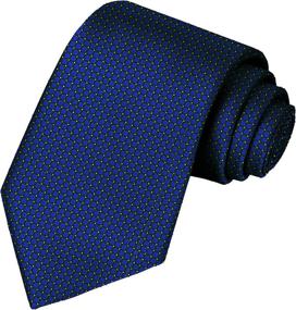 img 3 attached to 👔 Classic Black Striped Necktie: Premium Men's Accessory by KissTies