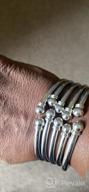 картинка 1 прикреплена к отзыву Браслет-браслет ChicSilver из 925 стерлингового серебра: модные открытые браслеты с двумя бусинами для женщин и девочек. от Katie Ramirez