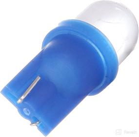 img 2 attached to 💡 cciyu 10pcs T10 194 168 2825 Wedge LED Bulbs for Instrument Cluster Light Panel Gauge Lamp - Blue