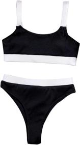 img 2 attached to Verdusa Women's Padded Bikini Swimsuit for Women's Clothing - Swimsuits & Cover Ups