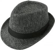 faleto unisex 20s trilby fedora hat с лентой — классическая шерстяная кепка для повседневного образа в стиле джаз логотип