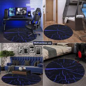 img 2 attached to Non-Slip Chair Mat For Hardwood Floors - Desk, Gaming, And Office Chair Floor Protector - Anti-Skid Carpet Mat - Ideal For Home And Office Decor
