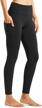 women's fleece lined leggings winter warm high waisted thermal yoga pant running tights with pockets by libin logo