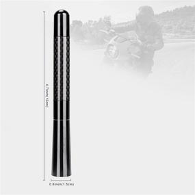 img 1 attached to VAGMI 4.7‘’ Carbon Fiber Motorcycle Antenna Mast Replacement for Harley Davidson Road King Softail Touring Street Glide Road Glide Fat Boy Electra Glide Tour Ultra Classic (1 Pack) – Compatible with Models 1998-2020