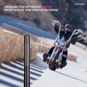 img 3 attached to VAGMI 4.7‘’ Carbon Fiber Motorcycle Antenna Mast Replacement for Harley Davidson Road King Softail Touring Street Glide Road Glide Fat Boy Electra Glide Tour Ultra Classic (1 Pack) – Compatible with Models 1998-2020