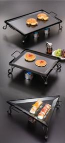 img 1 attached to 27X16 American Metalcraft Wrought Iron Griddle For Perfect Cooking Results