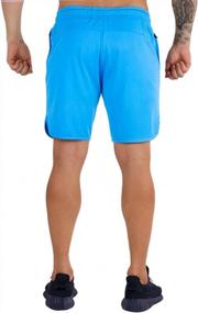 img 3 attached to WaterWang Men'S 7" Athletic Gym Shorts With Quick-Dry Technology And Zipper Pockets, Ideal For Workout And Training