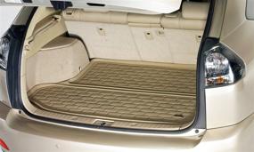img 3 attached to 3D MAXpider Custom Fit Floor Mat For Select Nissan Rogue Models - Kagu Rubber (Tan)