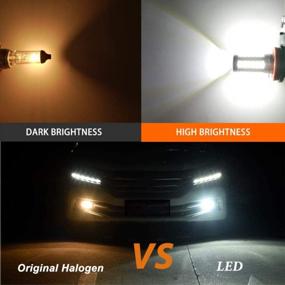 img 1 attached to Upgrade Your Car With GIVEDOUA H11/H8/H16 LED Fog Light Bulbs - Extremely Bright DRL Bulbs Replacement, 6500K Xenon White, Pack Of 2, For 12V And 24V Trucks And Cars