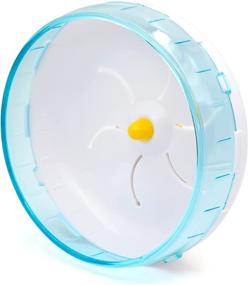 img 4 attached to 🐹 8.3-inch Silent Hamster Saucer Exercise Wheels - Silent Spinner Running Wheels for Small Animal Pets such as Hamsters, Chinchillas, Gerbils, and Mice