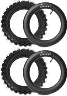 🛵 (2 set) 2.5-10" off-road tire and inner tube set - compatible with honda crf50, suzuki drz70, yamaha pw50 - dirt bike tire and 10-inch rim with 2.5/2.75-10 dirt bike inner tube replacement логотип