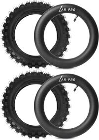 img 4 attached to 🛵 (2 Set) 2.5-10" Off-Road Tire and Inner Tube Set - Compatible with Honda CRF50, Suzuki DRZ70, Yamaha PW50 - Dirt Bike Tire and 10-Inch Rim with 2.5/2.75-10 Dirt Bike Inner Tube Replacement