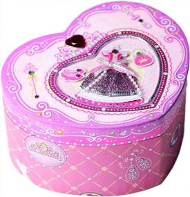 img 1 attached to DUDUBUY Princess Rose Musical Jewelry Storage Box With Spinning Ballerina - Perfect Gift For Girls On Birthdays & Christmas