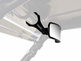 img 1 attached to SuperATV 17" Curved UTV Rear View Mirror Compatible With 2019+ Honda Talon 1000X / 1000R 2020+ Talon 1000X-4 17" X 3" UTV Rear View Center Mirror Has Aluminum 2" Clamps And Mirror Frame!