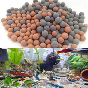 img 2 attached to 🦐 Enhance Your Freshwater Aquarium with 200 Shrimp Mineral Balls for Optimal PH Balance and Decorative Tourmaline Stones