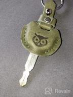 img 1 attached to Premium Handmade Warranty Men's Keyrings & Keychains by Hide Drink Accessories review by Tim Clark