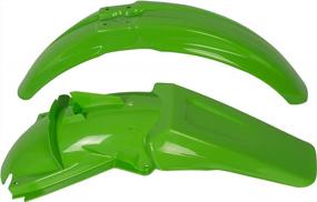 img 2 attached to 1999-2002 Kawasaki KX125/KX250 HECASA Green White Plastic Kit Bodywork