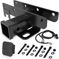 🚙 oedro 2" rear bumper trailer hitch receiver kit for jeep wrangler jk - tow trailer hitch w/hitch wiring harness (not for jl models) logo